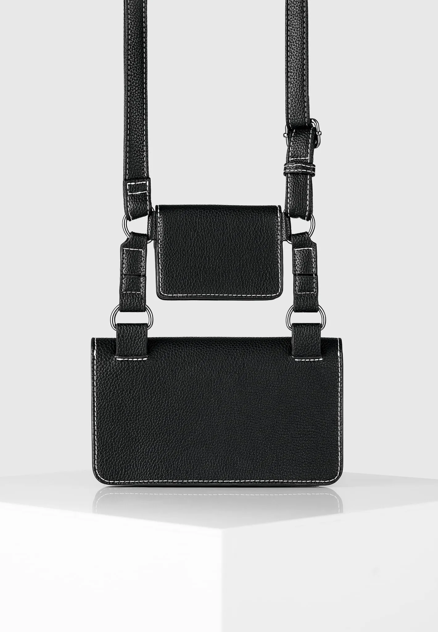 Monet Duo Crossbody Bag - Black