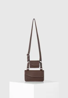 Monet Duo Crossbody Bag - Brown