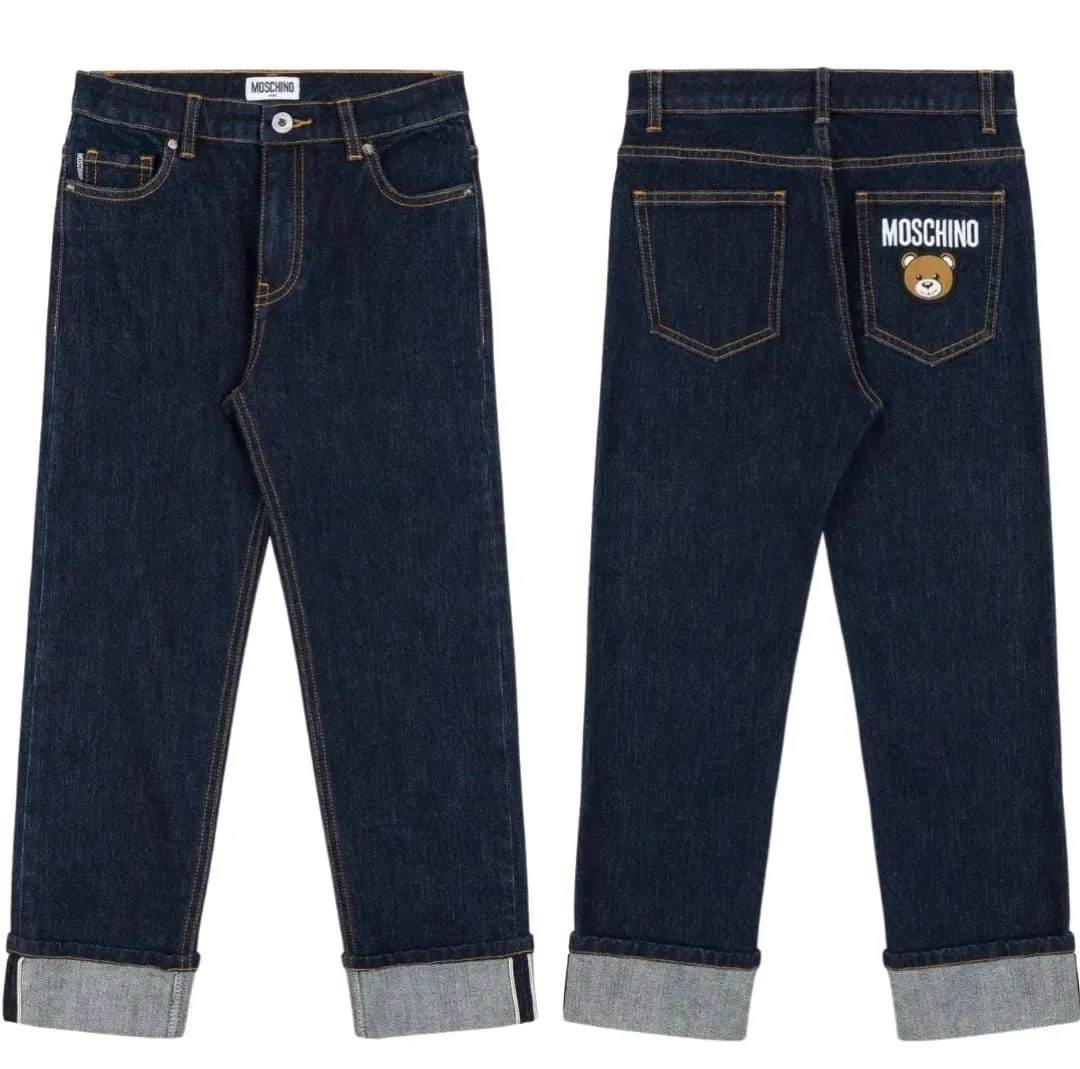 Moschino Jeans Pocket Logo Denim