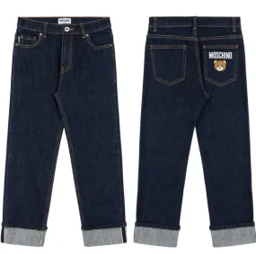 Moschino Jeans Pocket Logo Denim