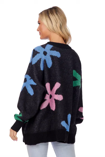 Mudpie Jadie Flower Power Sweater