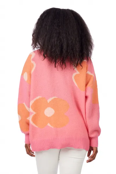 Mudpie Jadie Flower Power Sweater