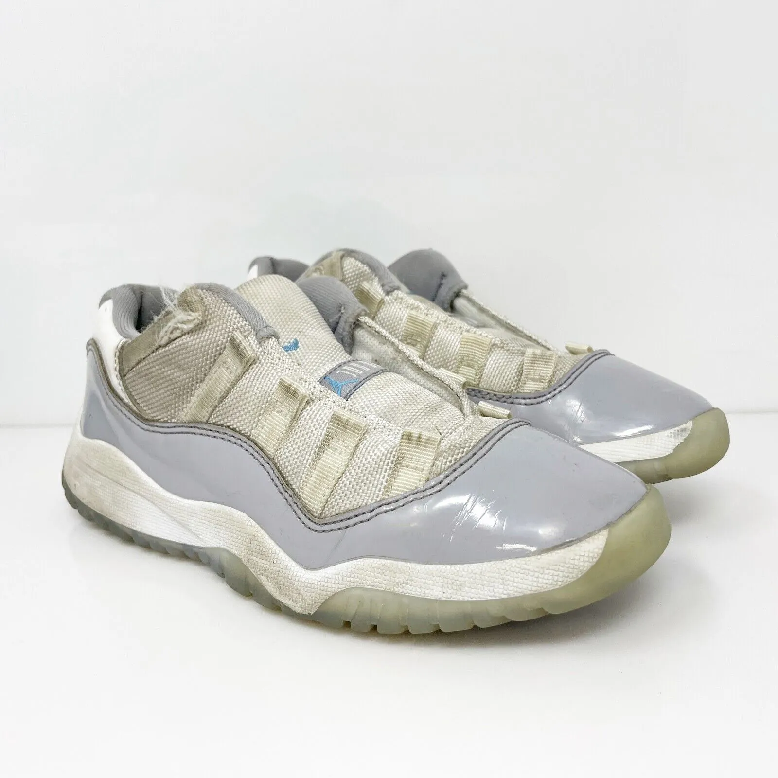 Nike Boys Air Jordan 11 Low 505835-140 Gray Basketball Shoes Sneakers Size 1Y