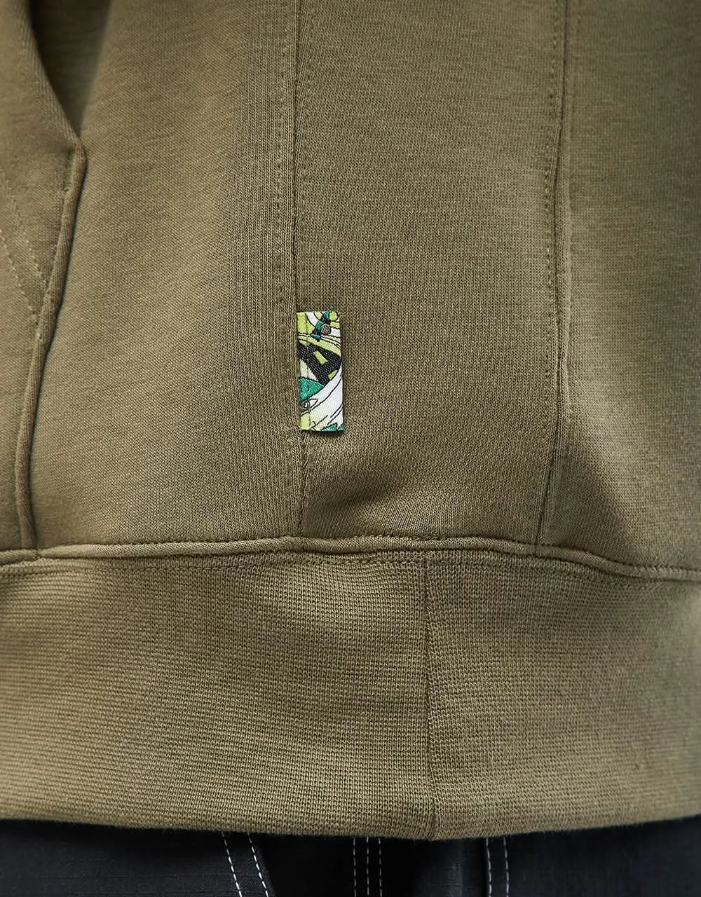 Nike SB Skate Pullover Hoodie - Medium Olive/White