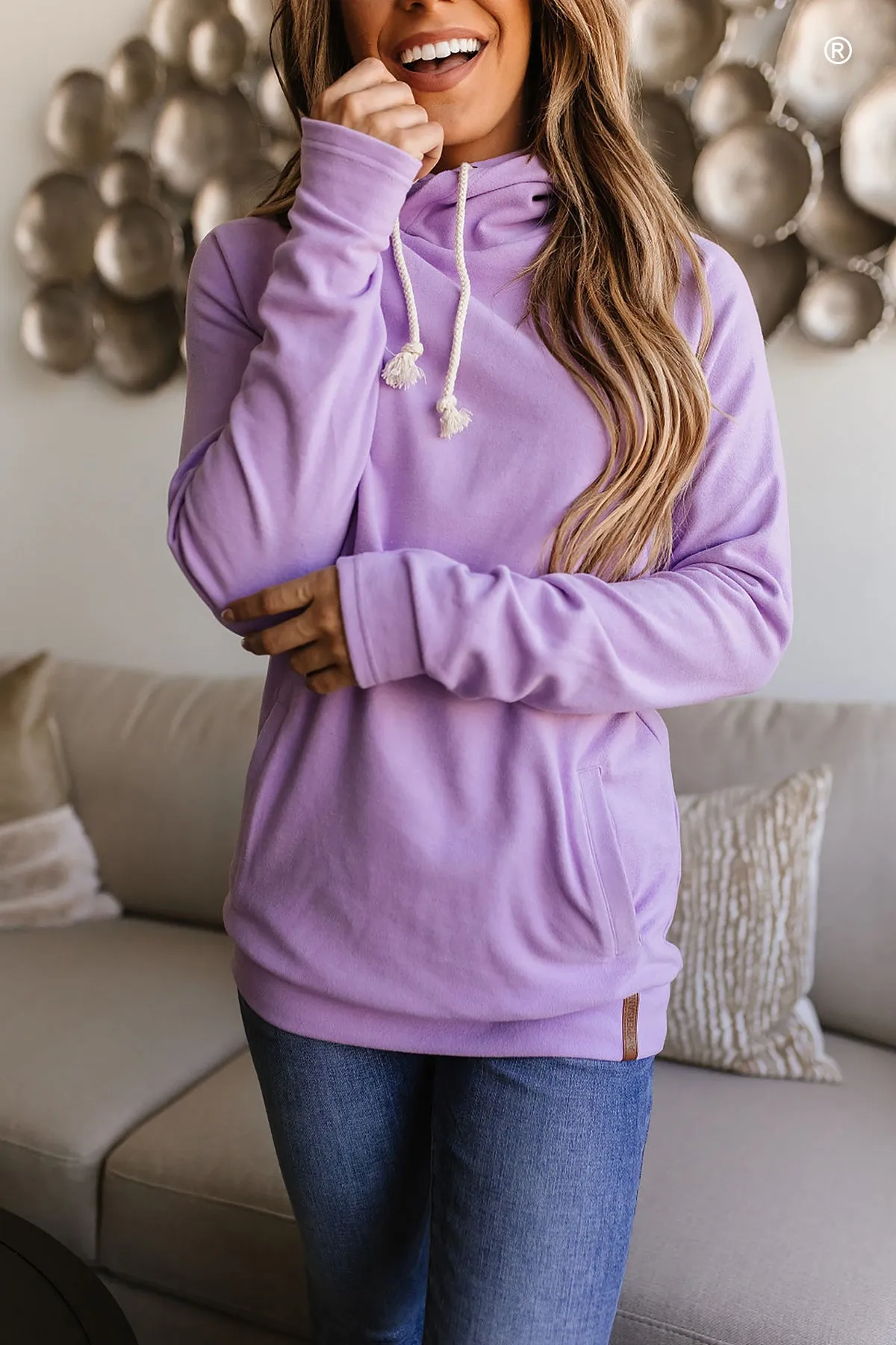 Performance Fleece DoubleHood Sweatshirt - Wisteria