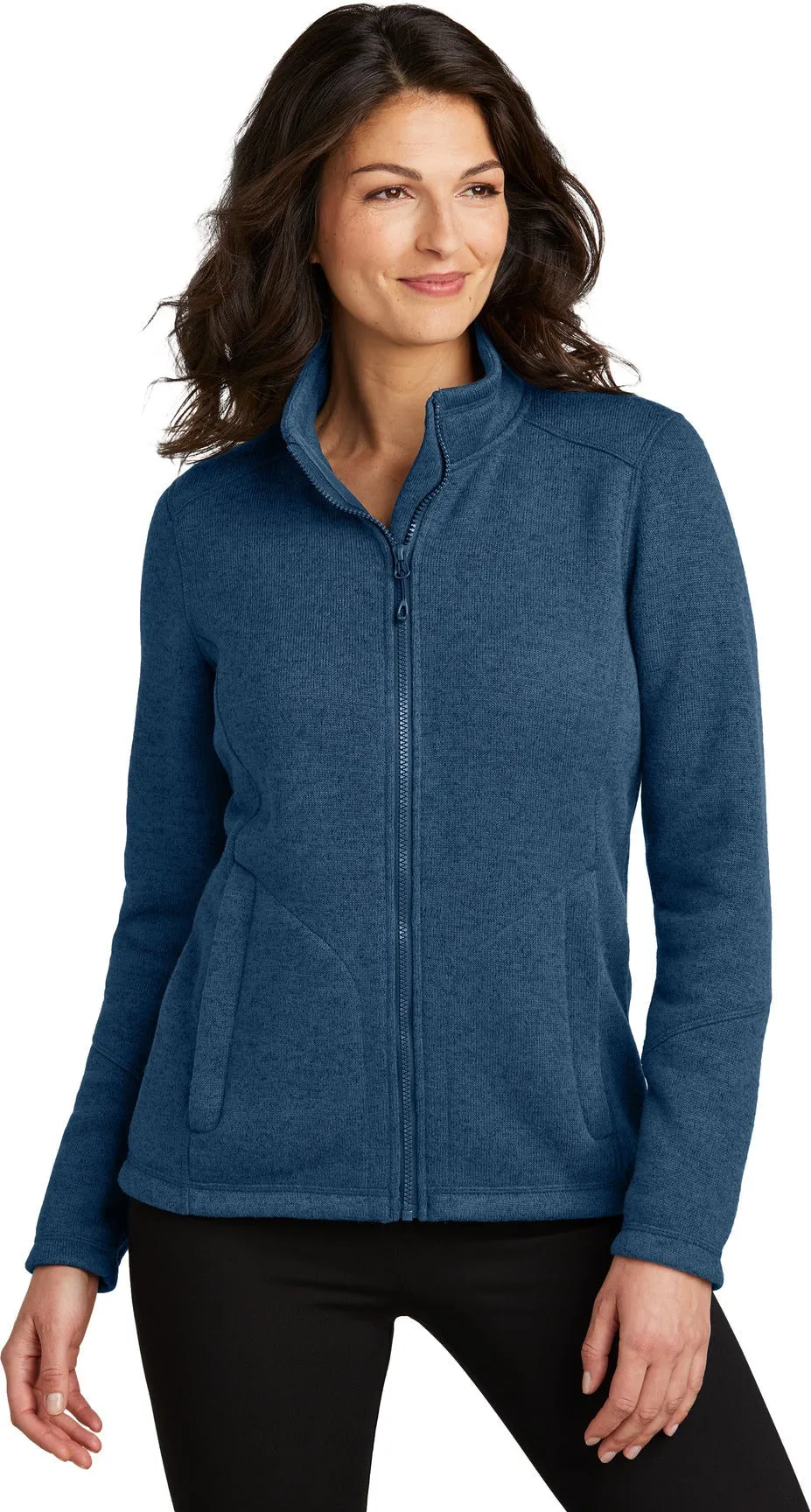 Port Authority Ladies Arc Sweater Fleece Jacket