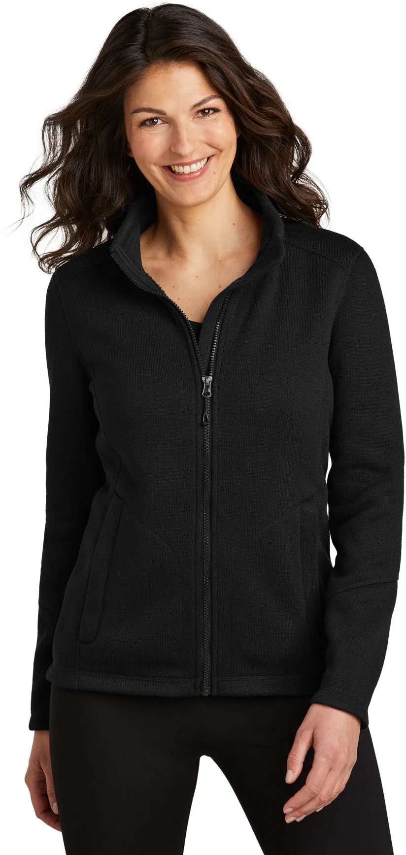 Port Authority Ladies Arc Sweater Fleece Jacket