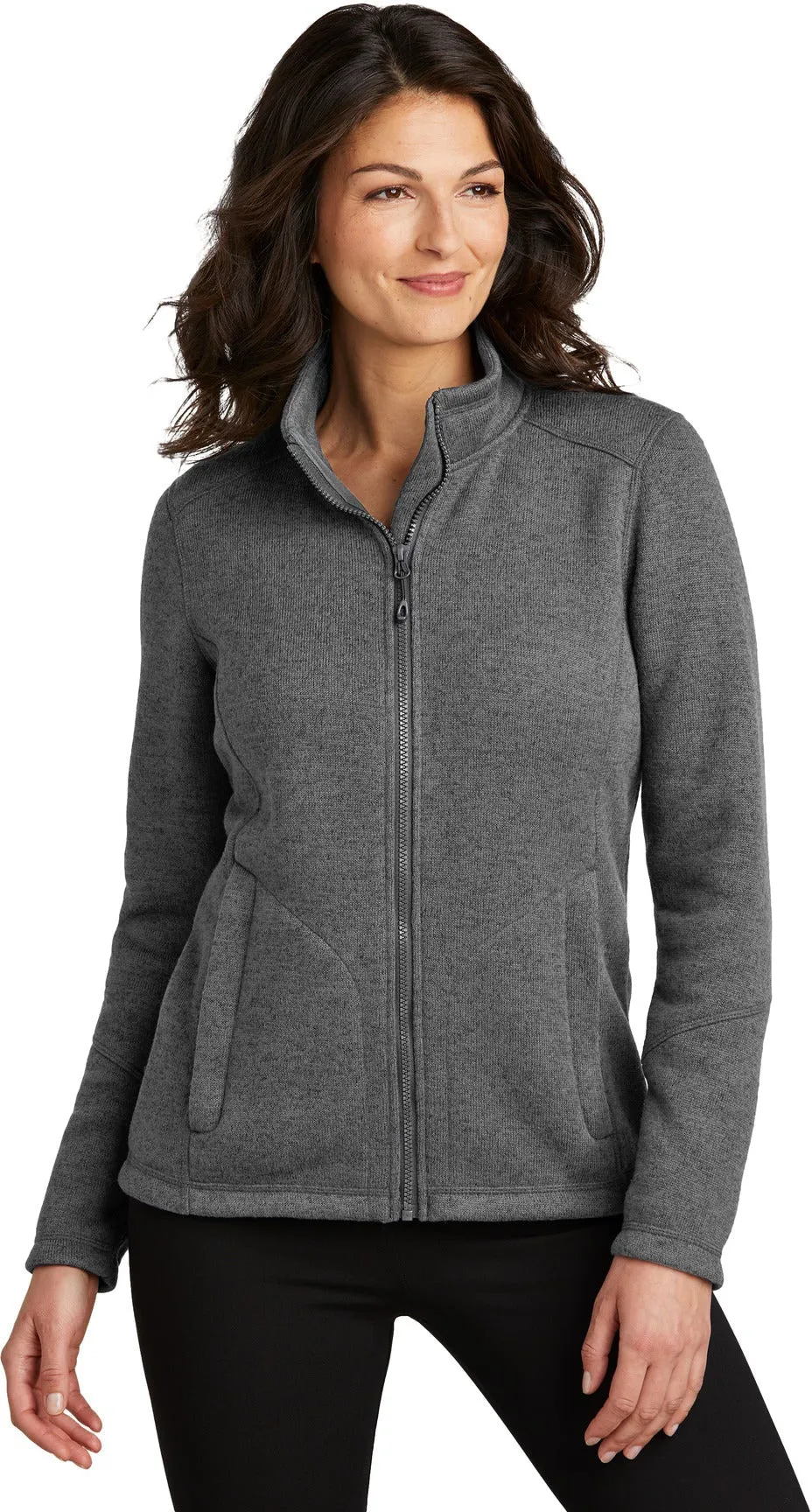 Port Authority Ladies Arc Sweater Fleece Jacket