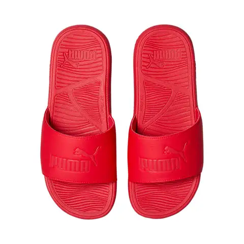 PUMA MEN'S COOL CAT RED SLIDES