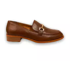 Regarde Le Ciel Tan Leather Loafer