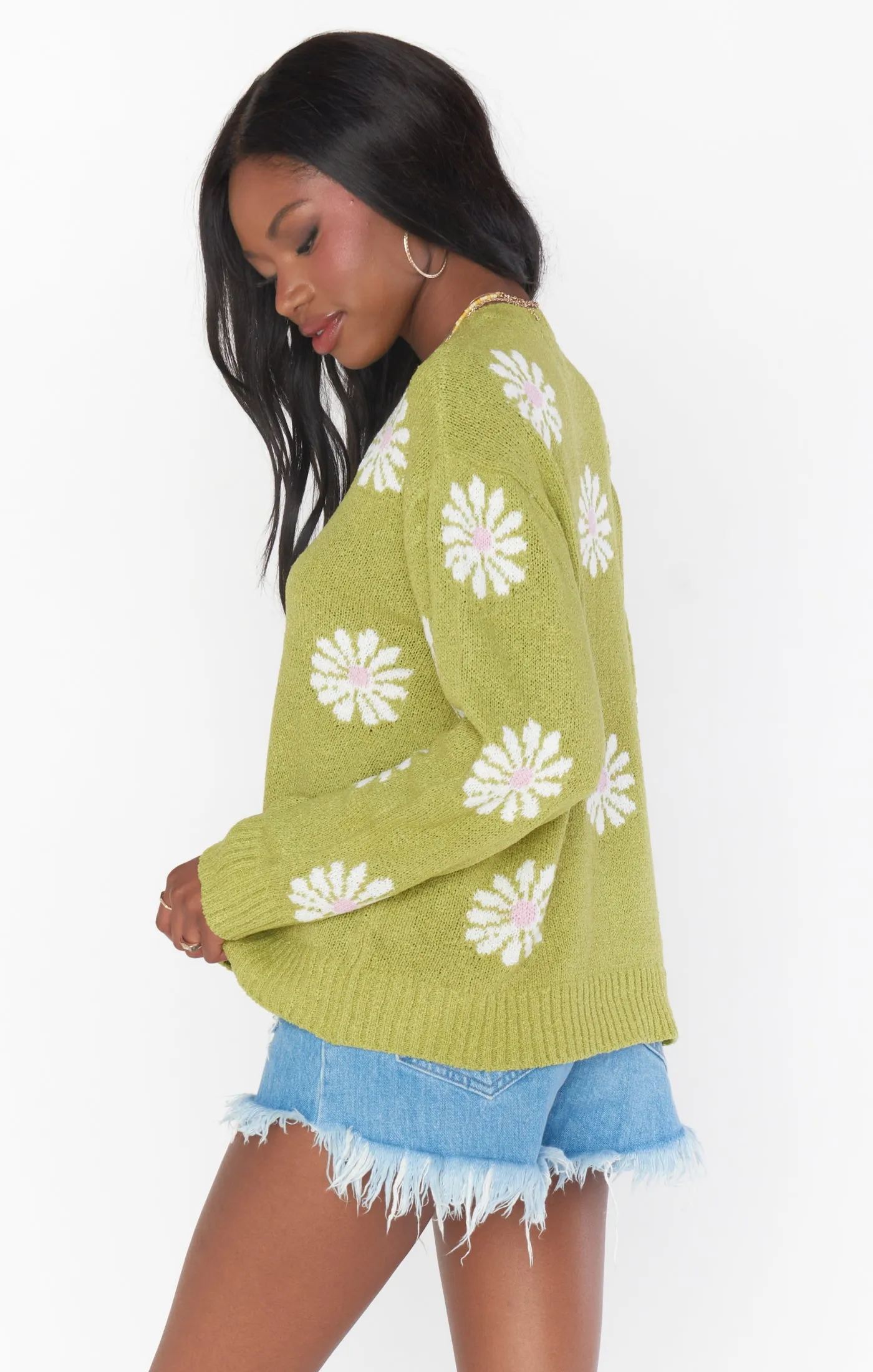 Seasons Change Sweater ~ Flower Power Knit