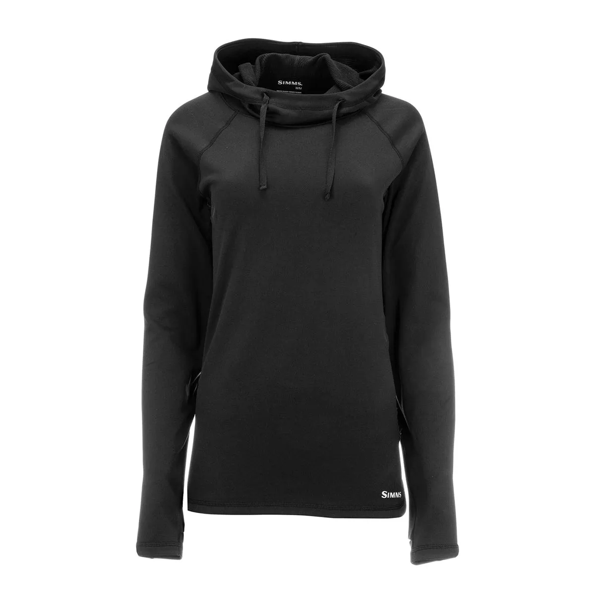 Simms Womens Heavyweight Baselayer Hoody - Black