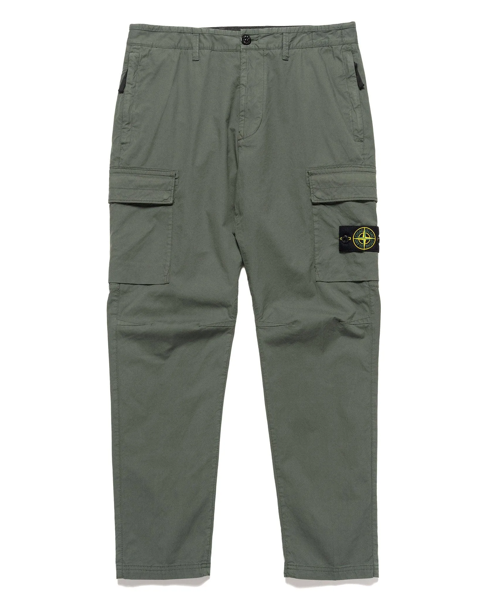 Supima Cotton Twill Stretch-TC Regular Fit Cargo Pants Musk