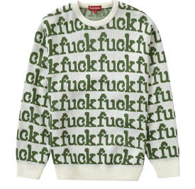 Supreme Fuck Sweater (SS22) White