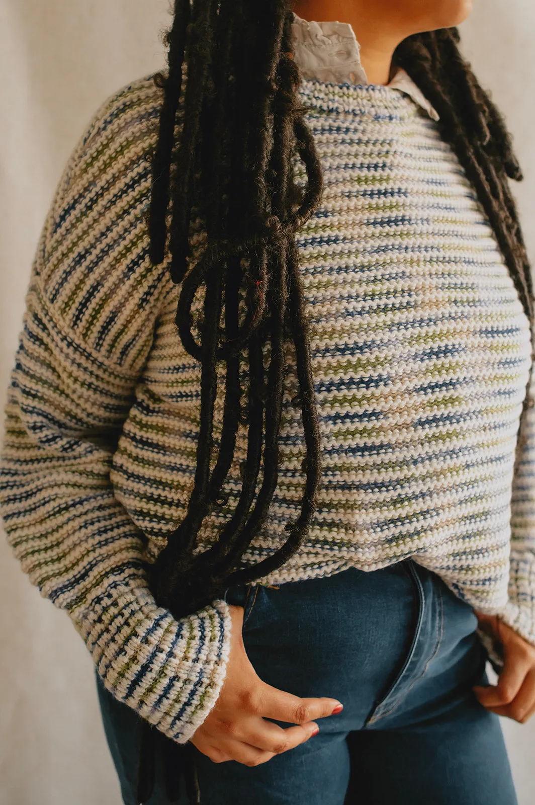 The Lea Stripey Pullover Sweater