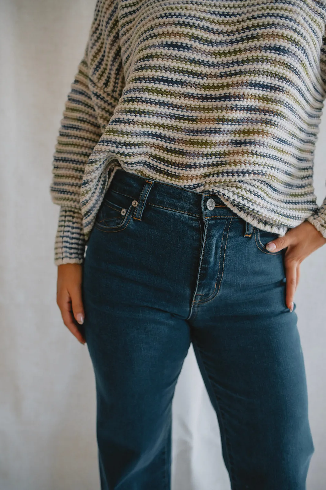 The Lea Stripey Pullover Sweater