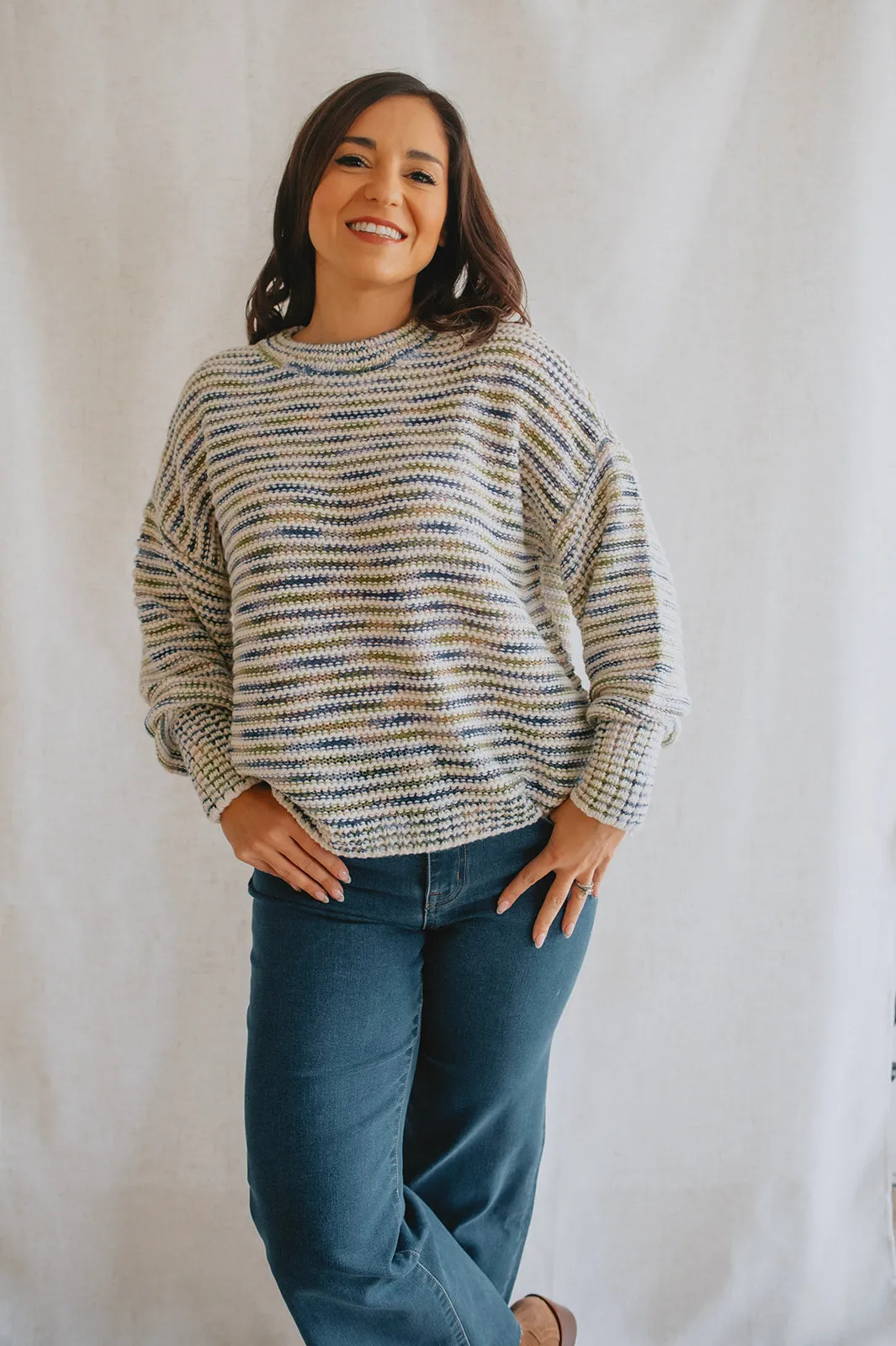 The Lea Stripey Pullover Sweater