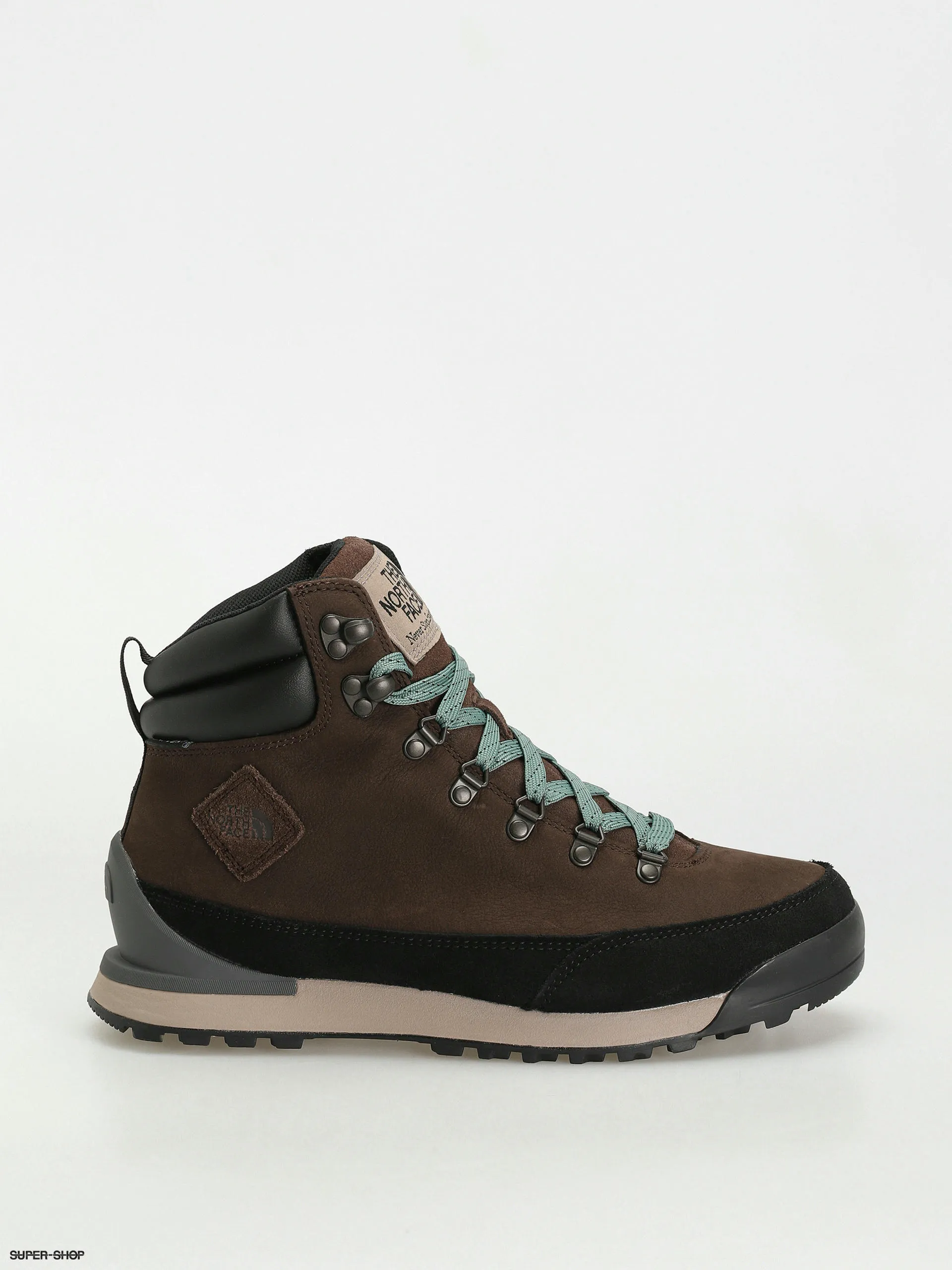 The North Face Back To Berkeley Iv Leather Wp Shoes (demitasse brown/tnf black)