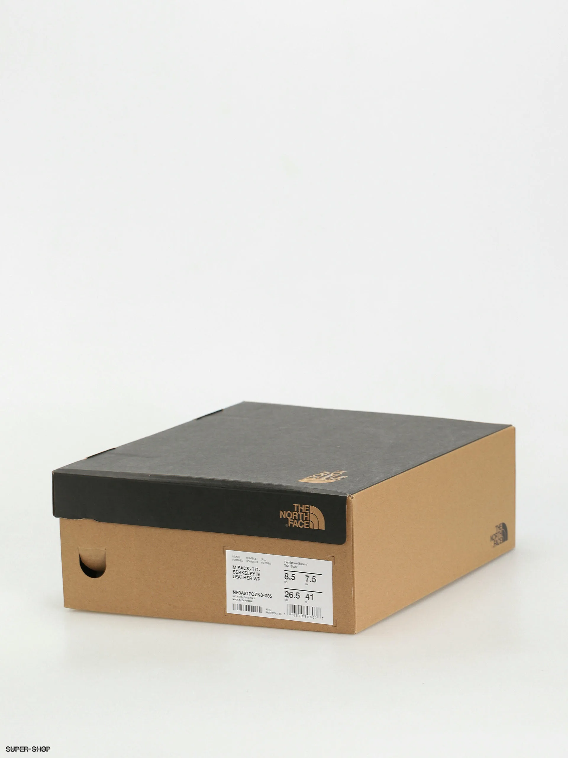 The North Face Back To Berkeley Iv Leather Wp Shoes (demitasse brown/tnf black)