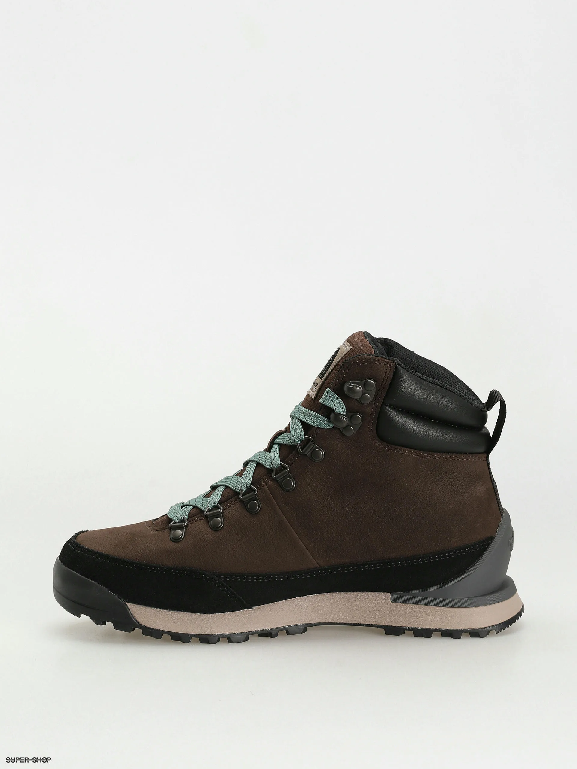 The North Face Back To Berkeley Iv Leather Wp Shoes (demitasse brown/tnf black)