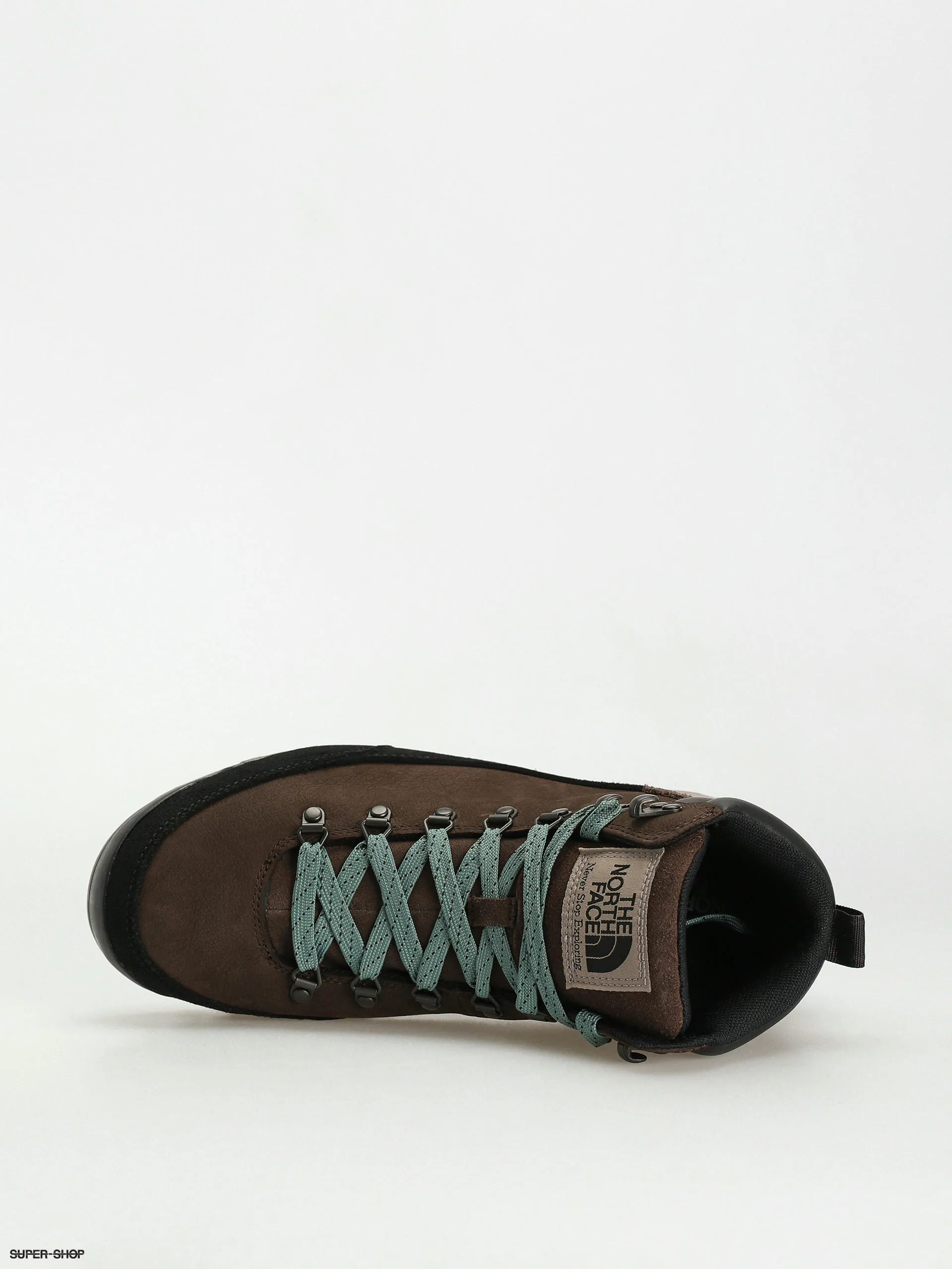 The North Face Back To Berkeley Iv Leather Wp Shoes (demitasse brown/tnf black)