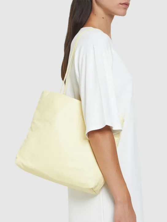 The Row   Pim light nappa leather tote bag 