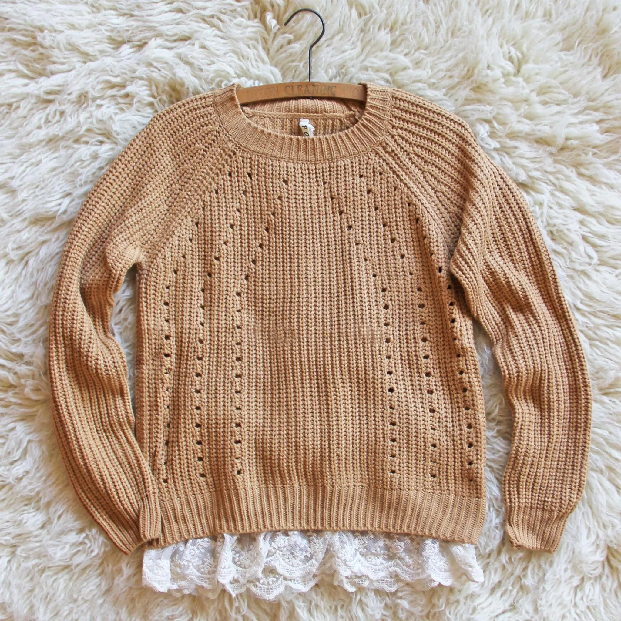 The Sugar Pine Lace Sweater