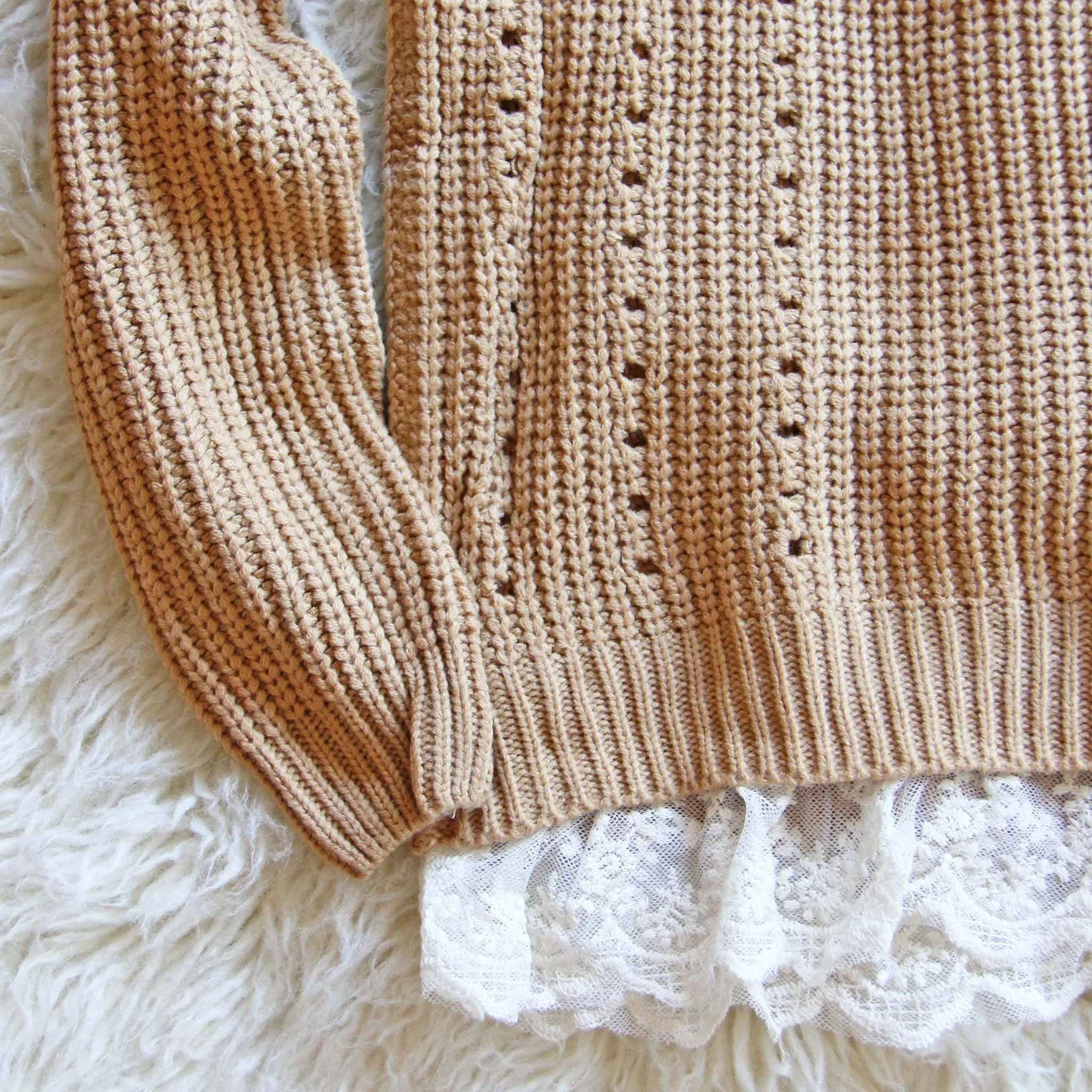 The Sugar Pine Lace Sweater