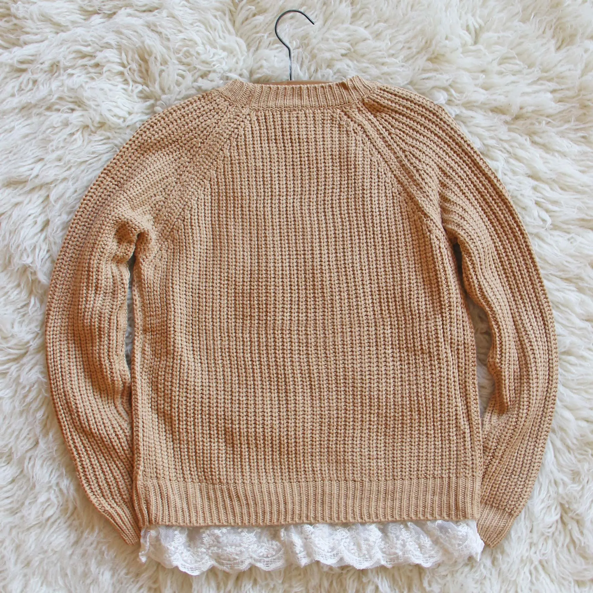 The Sugar Pine Lace Sweater