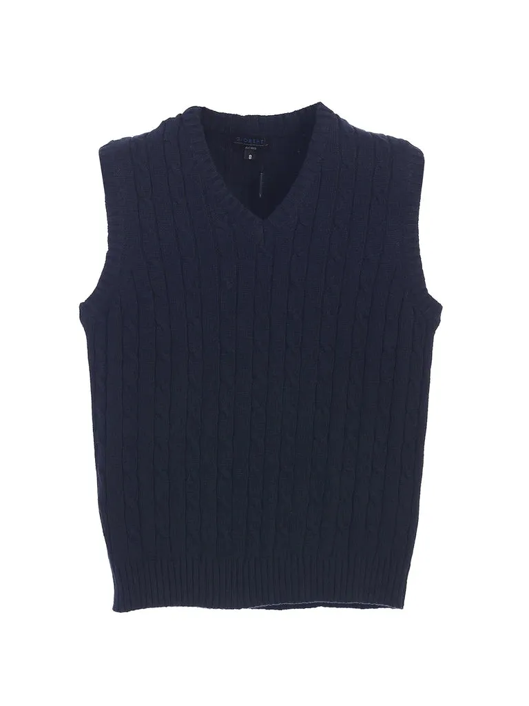 TODDLER'S, KIDS AND BOYS V-NECK SWEATER VEST