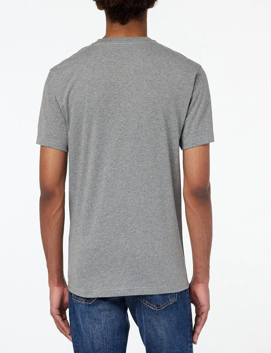 VANS Crew Neck Logo T-Shirt Grey Heather