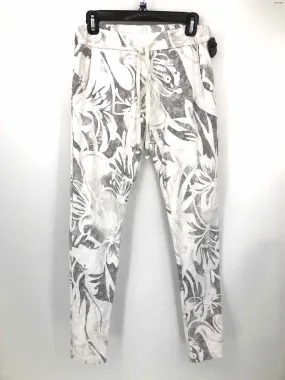 VENTI6 White Gray Italian Made Jogger Size SMALL (S) Pants