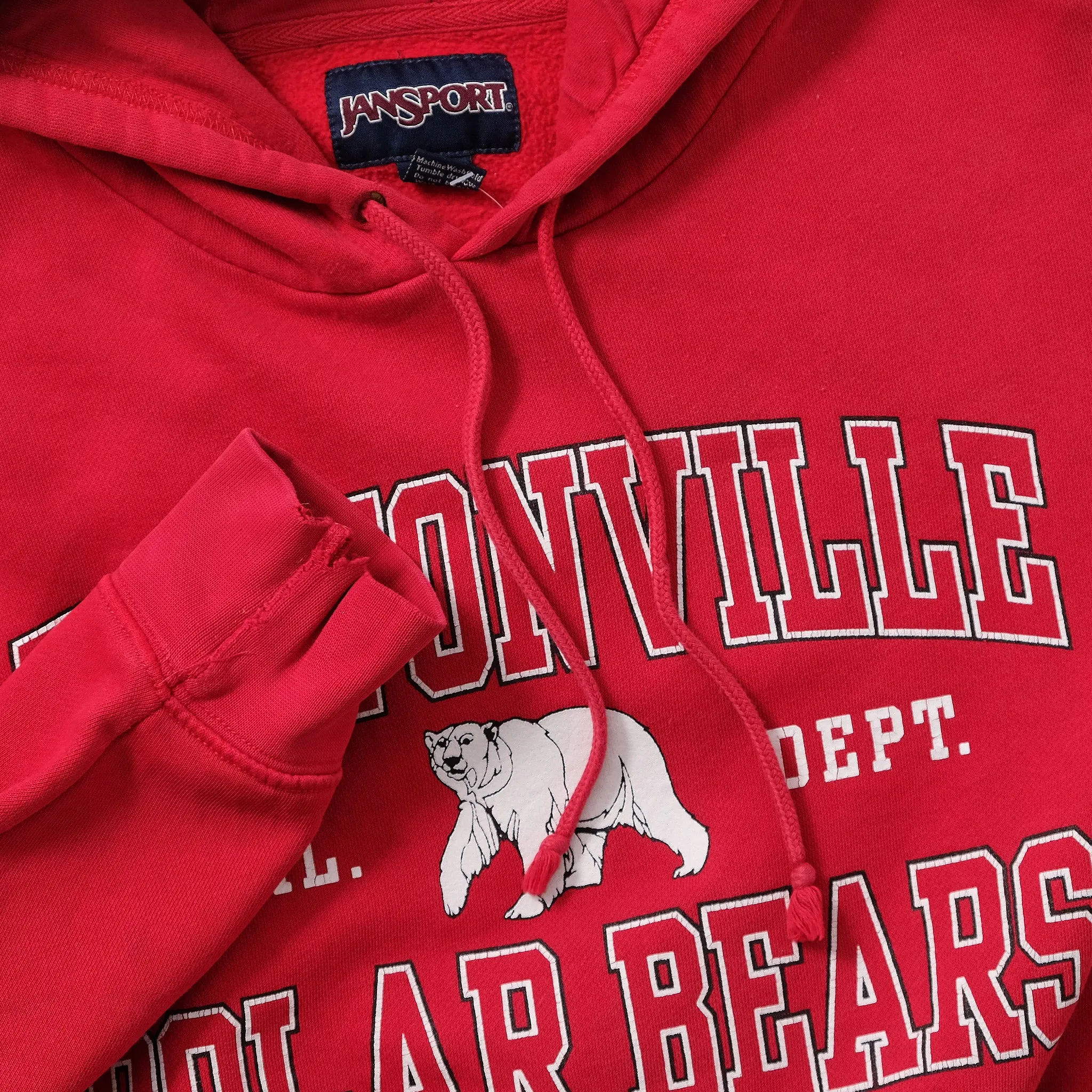 Vintage Hortonville Polar Bears Hoody Small