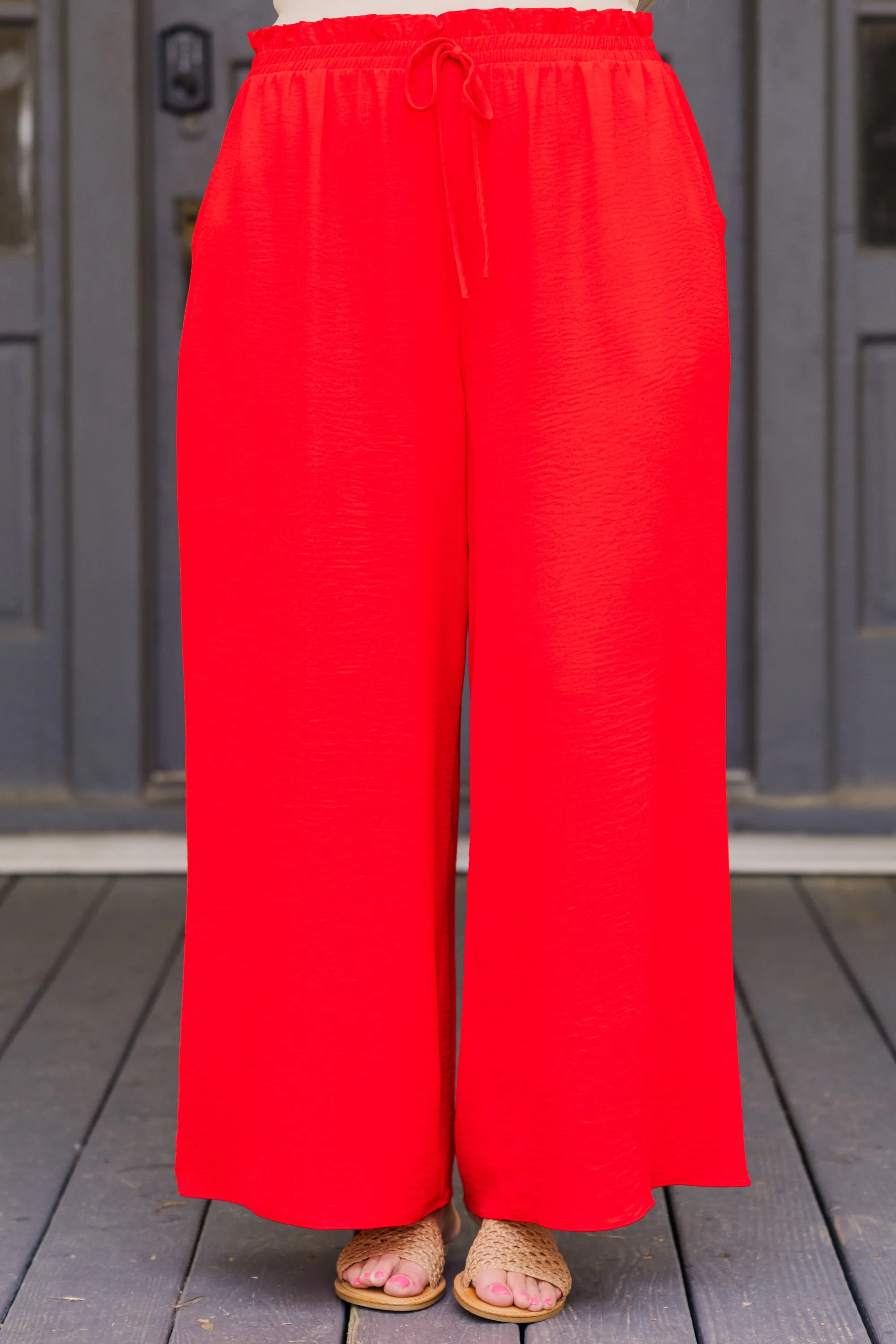 Weekend Wardrobe Pant, Scarlet