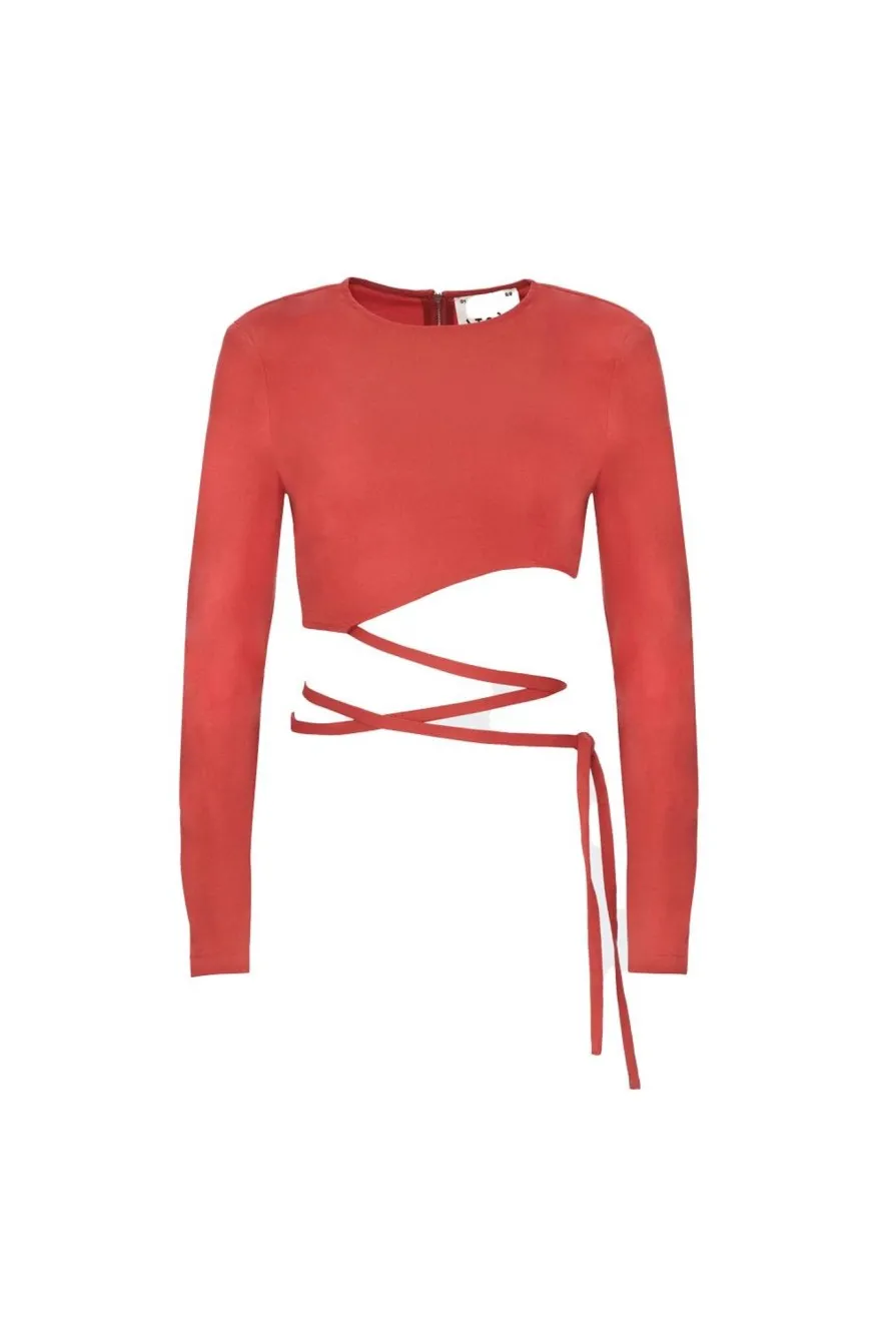 Women Atoir  | 001 Top Brick Red