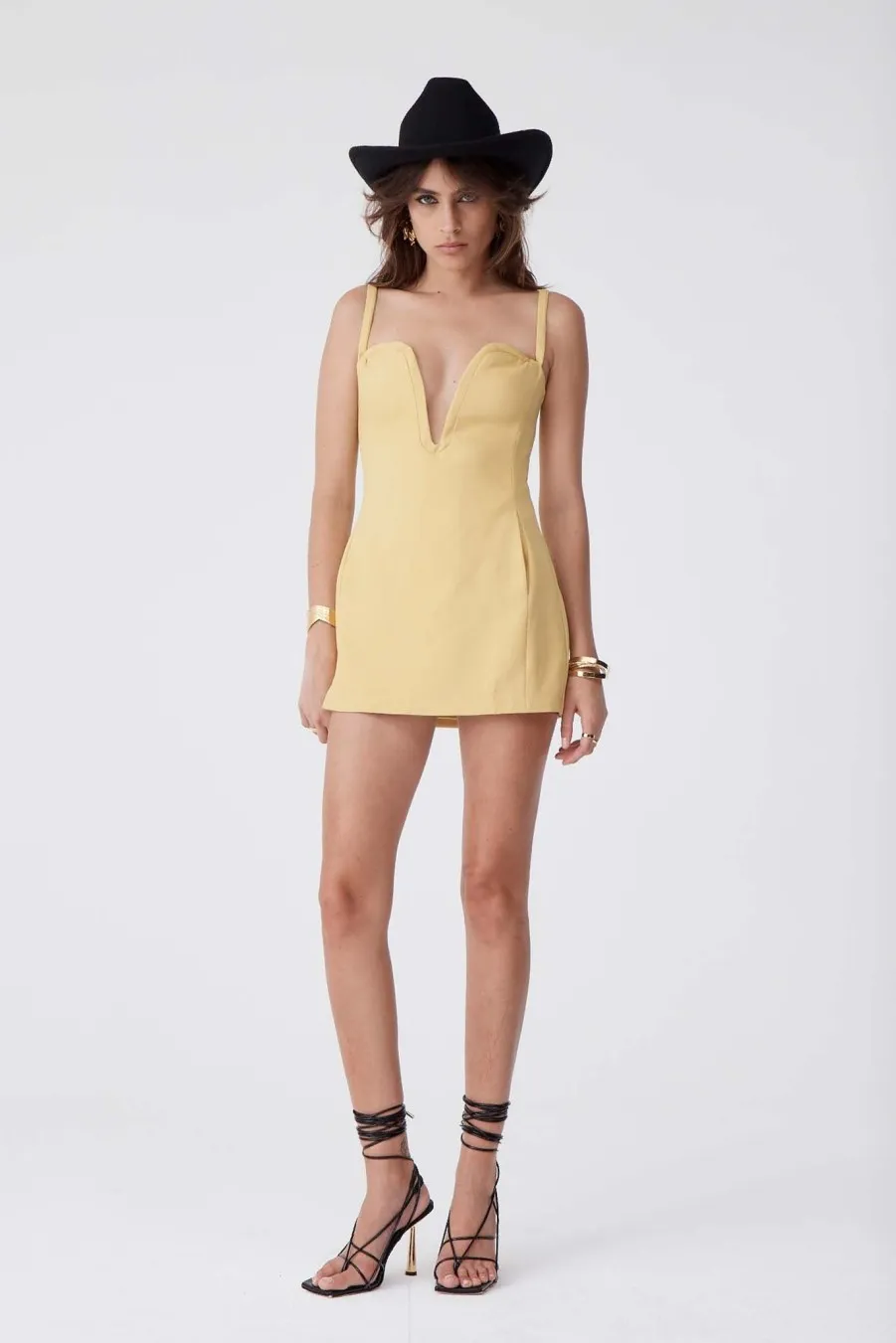 Women Atoir  | All Caught Up Dress Acacia Yellow