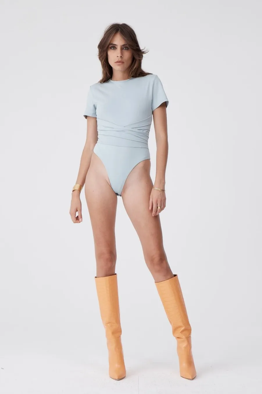 Women Atoir  | Brielle Bodysuit Cloud Blue