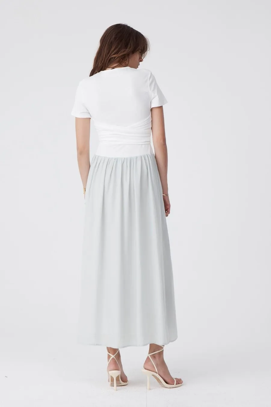 Women Atoir  | Christy Dress White/Shale Green