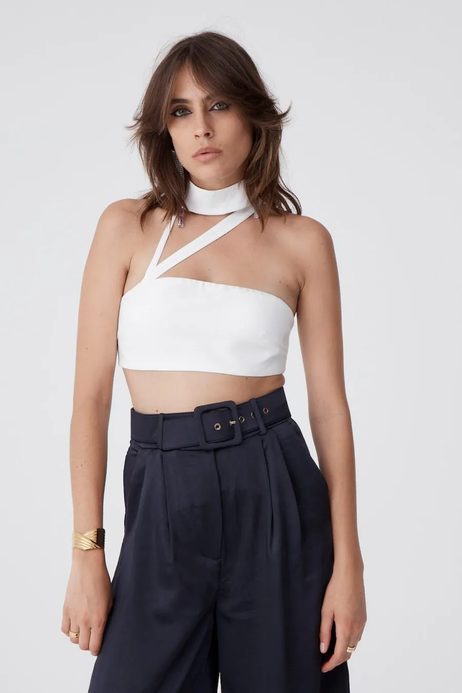 Women Atoir  | Hathor Crop White