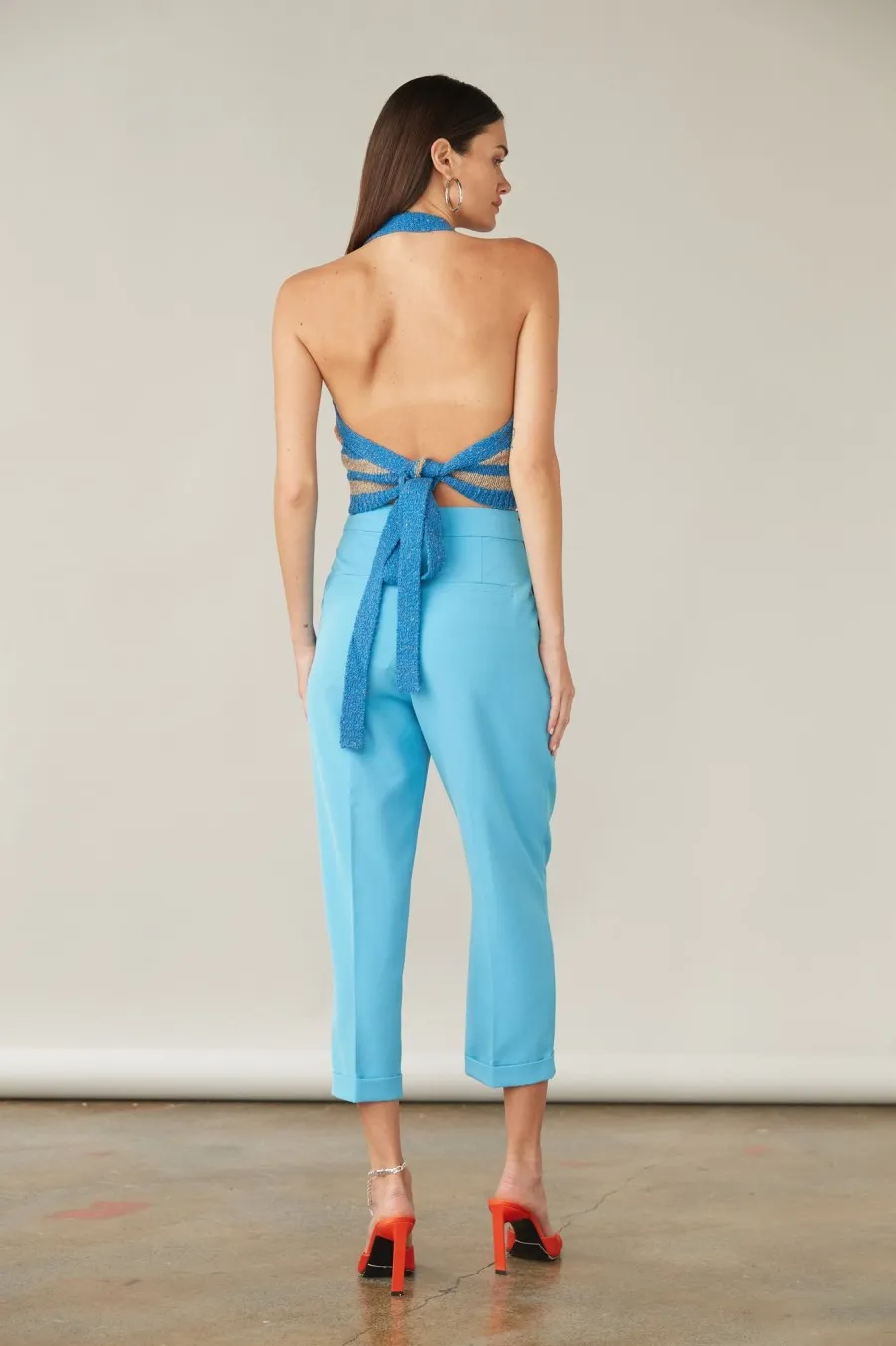 Women Atoir  | Natasha Trouser Cerulean