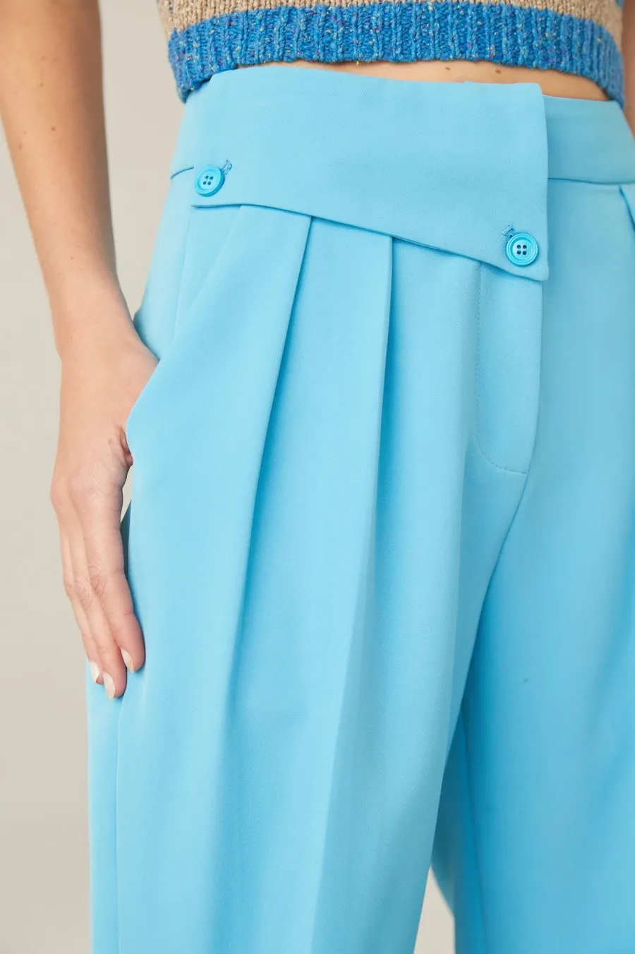 Women Atoir  | Natasha Trouser Cerulean