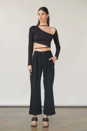 Women Atoir  | Promise Me Crop Black