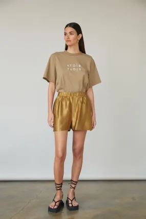 Women Atoir  | Sana Shorts Antique Gold