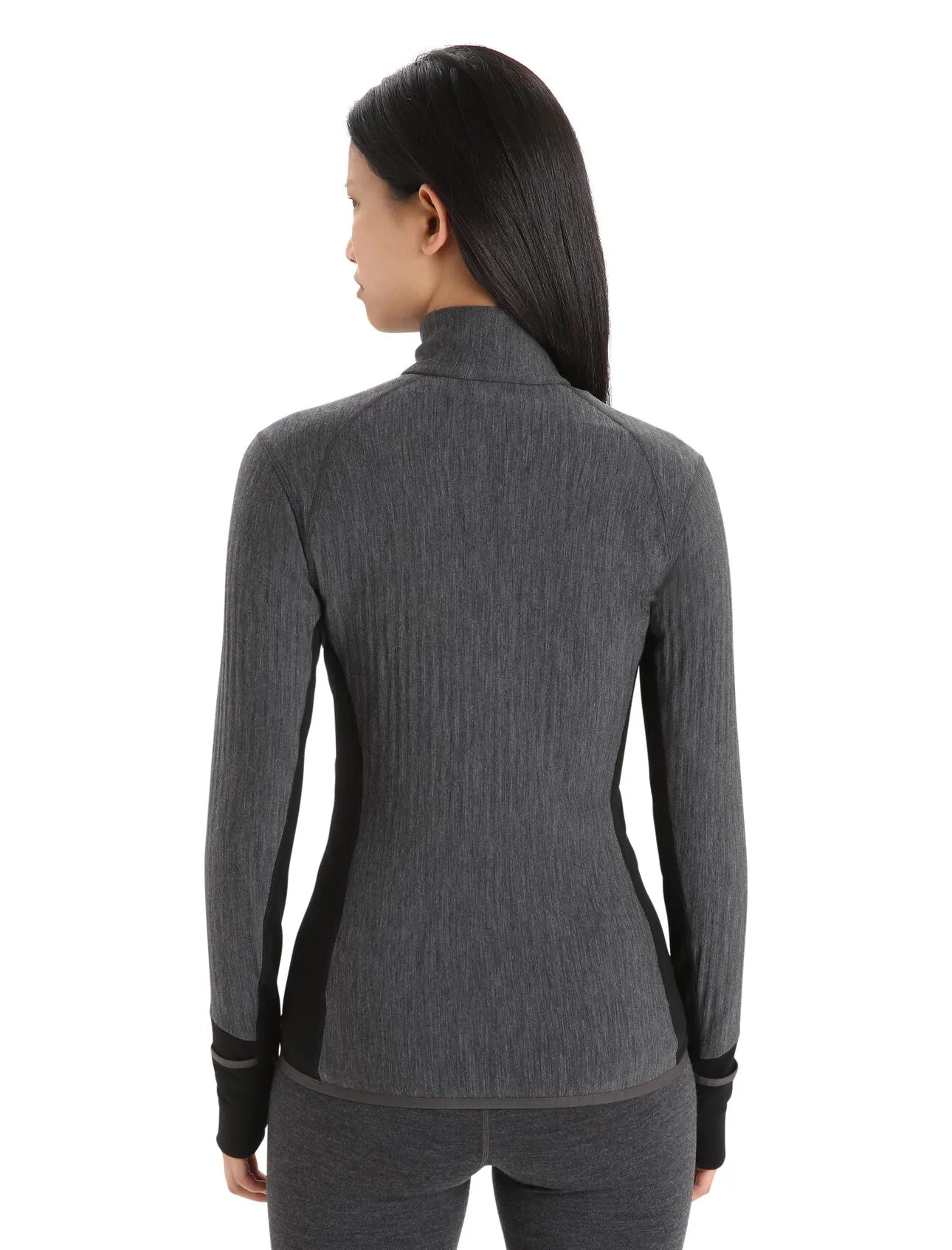 Women's RealFleece Merino Descender Long Sleeve Zip Jacket