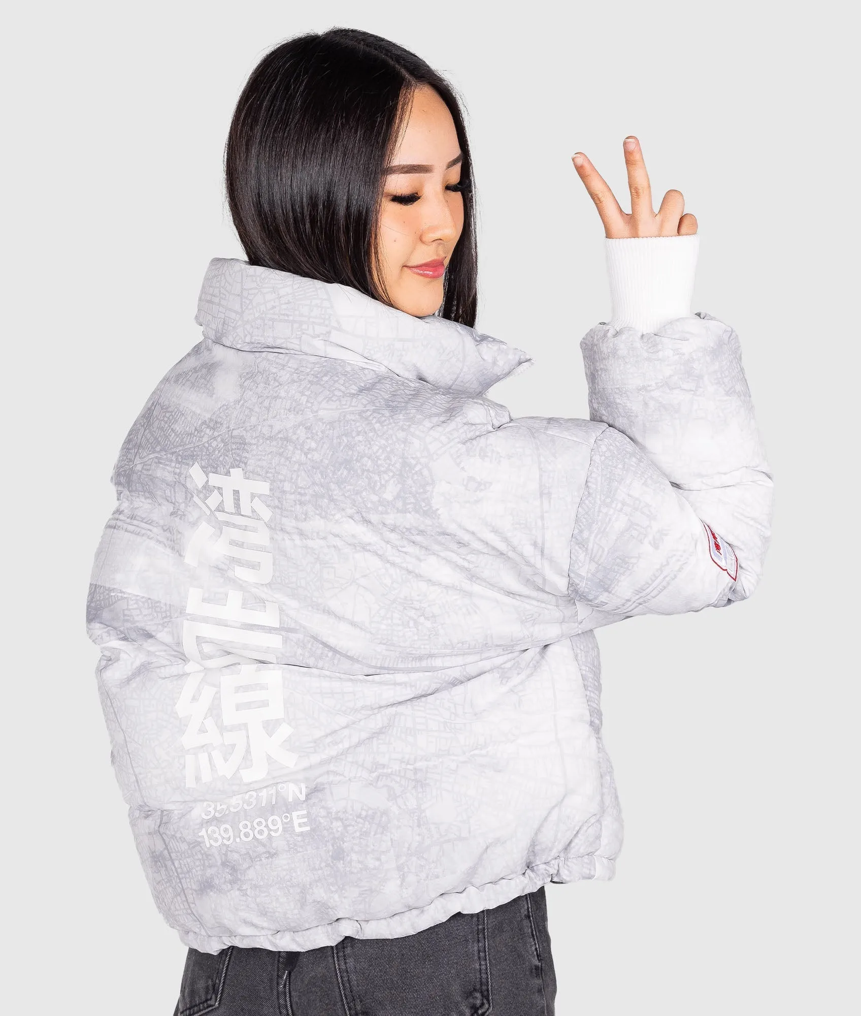 Womens Shuto White Puffer Jacket