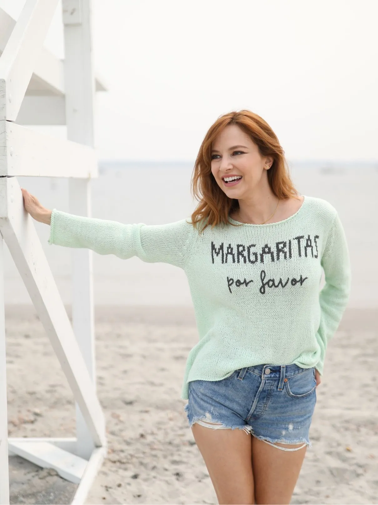 Wooden Ships Margaritas Por Favor rew in Mojito/Ink Cotton