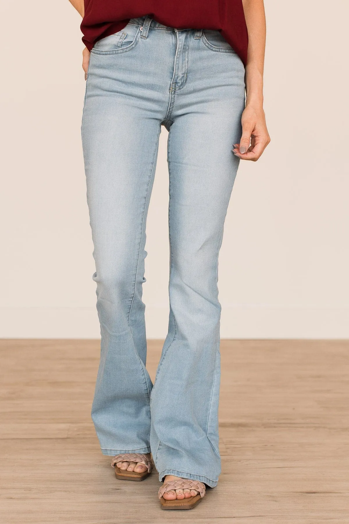 YMI High-Rise Flare Jeans- Miriam Wash