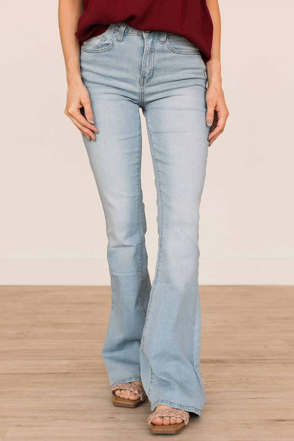 YMI High-Rise Flare Jeans- Miriam Wash