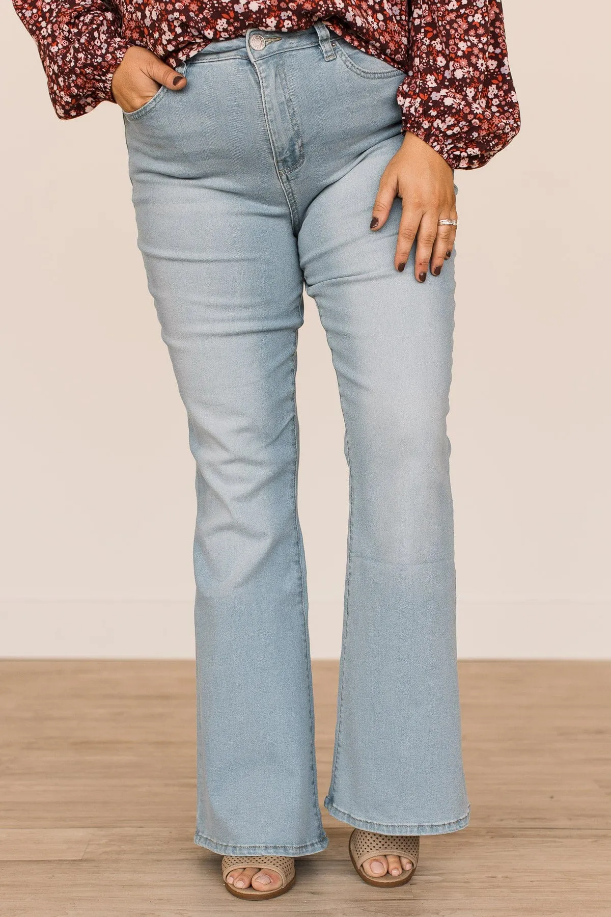 YMI High-Rise Flare Jeans- Miriam Wash